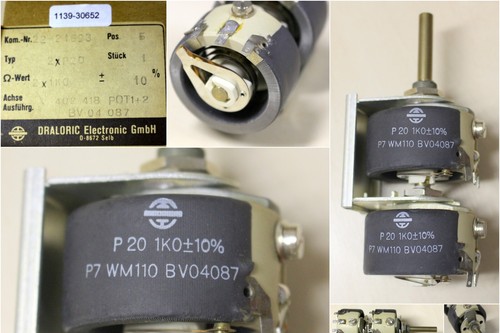Draloric tandempotentiometer - draloric, p