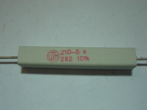2k2 2kiloohm 10 draht - , 8w