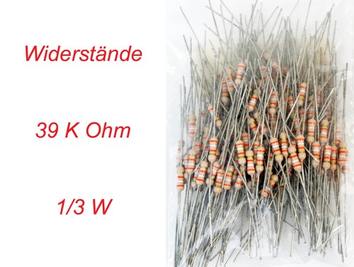 Widerstände kω 39 - 39, (39